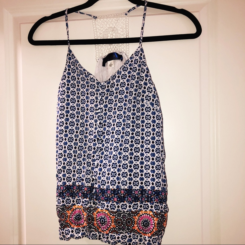 Pattern Tank Top
